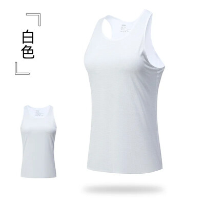 Pánske bežecké tielko, ľahké fitness tielko s racerbackom, oblečenie na jogu, tréning, športové tielko pre mužov