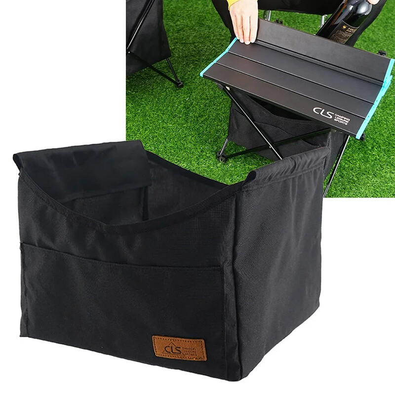 0 Πτυσσόμενο Τραπέζι υπαίθριου κάμπινγκ Πανί αποθήκευσης κουζίνας Δίχτυ τσάντα αδιάβροχο για αποθήκευση στο σπίτι Υπαίθριες δραστηριότητες Πικ-νικ