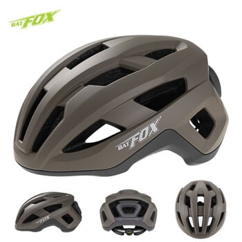 BATFOX Cycle Bike Helmet DH Mountain Bike Helmets Integrated Highway Mountain Bike Road Helm Ultralight Cycling Helmet Men