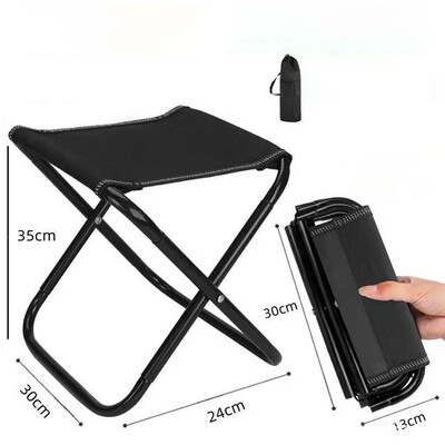 Φορητά σκαμπό Πτυσσόμενα σκαμπό εξωτερικού χώρου Ταξίδι Κάμπινγκ Ψάρεμα Πτυσσόμενα σκαμπό Σκαμπό Τρένο Μετρό Ουρά Μάγος