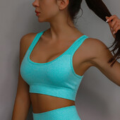 Αθλητικά σουτιέν Push Up Κορυφαίο Γυναικείο γιλέκο γυμναστικής Αθλητικό εσώρουχο χωρίς ραφές, αντικραδασμικό σουτιέν Yoga Quick Dry Brassiere αθλητικά ρούχα