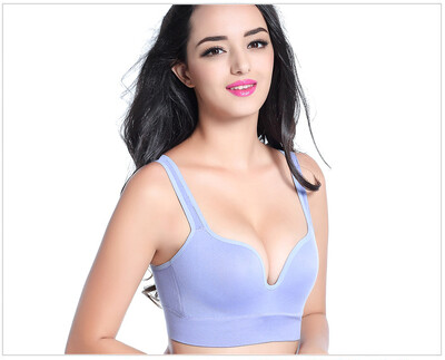 Τρισδιάστατο αθλητικό σουτιέν χωρίς ατσάλινο δαχτυλίδι Ruched Yoga Sleep Αντικραδασμικό τρέξιμο Γυναικείο εσώρουχο χωρίς λεκέδες Beauty Tank Top Άνετο
