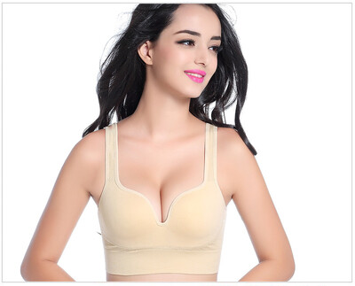 Τρισδιάστατο αθλητικό σουτιέν χωρίς ατσάλινο δαχτυλίδι Ruched Yoga Sleep Αντικραδασμικό τρέξιμο Γυναικείο εσώρουχο χωρίς λεκέδες Beauty Tank Top Άνετο