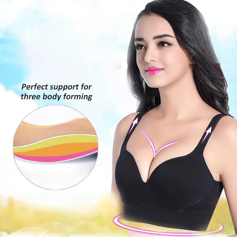 Τρισδιάστατο αθλητικό σουτιέν χωρίς ατσάλινο δαχτυλίδι Ruched Yoga Sleep Αντικραδασμικό τρέξιμο Γυναικείο εσώρουχο χωρίς λεκέδες Beauty Tank Top Άνετο