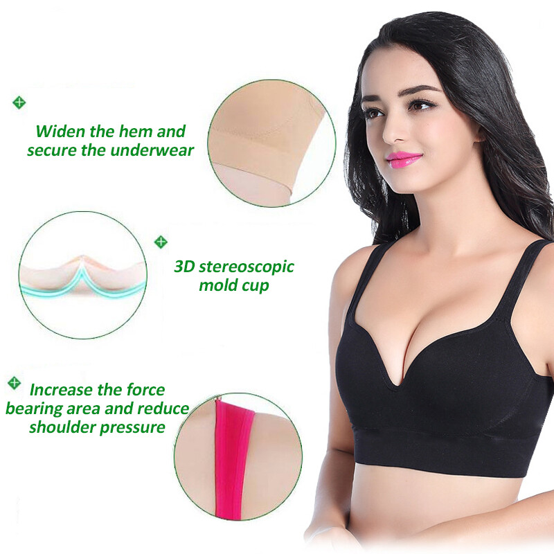 Τρισδιάστατο αθλητικό σουτιέν χωρίς ατσάλινο δαχτυλίδι Ruched Yoga Sleep Αντικραδασμικό τρέξιμο Γυναικείο εσώρουχο χωρίς λεκέδες Beauty Tank Top Άνετο