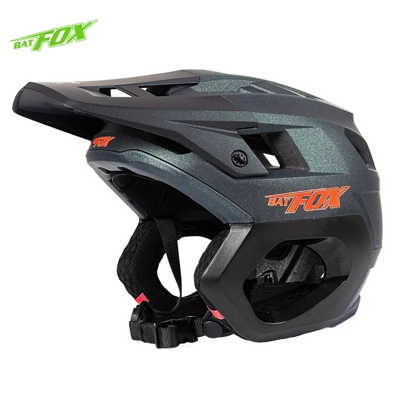 Κράνος ποδηλάτου Batfox 3/4 BMX Mtb OFF Road Half Helmet Mountain Bike Race Ενσωματωμένο κράνος για ποδηλασία εκτός δρόμου