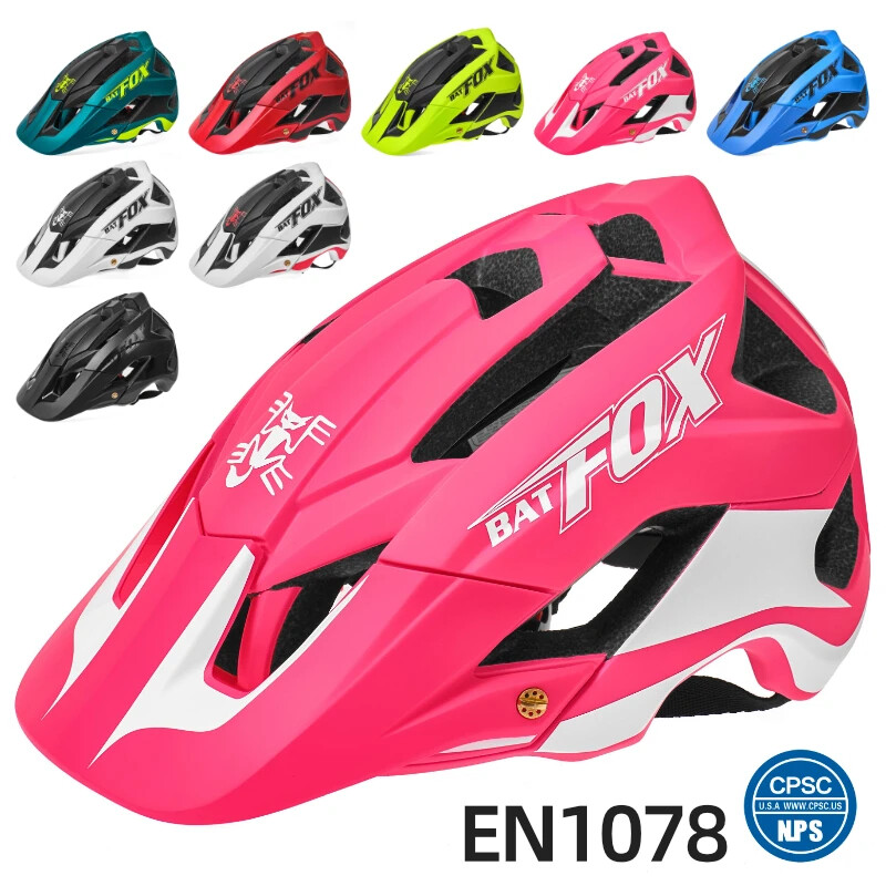 Horská cyklistická prilba Bat Fox pre ženy a mužov, integrálne tvarovaná vysoko kvalitná MTB prilba, casco bicicleta bicicleta cyclism girl bicycle helms