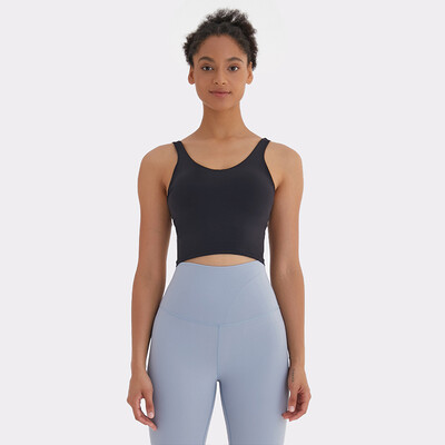 YJKVUR Nylon Αθλητικό Σουτιέν Γυναικείο Crop Top Αναπνεύσιμο Σουτιέν γιόγκα Υψηλής επίδρασης Γυμναστήριο Αθλητικά ρούχα Σέξι αθλητικά εσώρουχα 14 χρωμάτων