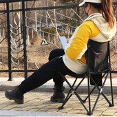 Scaune de camping pliabile cu capacitate portantă mare și nailon Oxford de înaltă densitate, potrivite pentru drumeții în aer liber