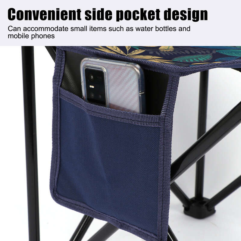 Scaune de camping pliabile cu capacitate portantă mare și nailon Oxford de înaltă densitate, potrivite pentru drumeții în aer liber