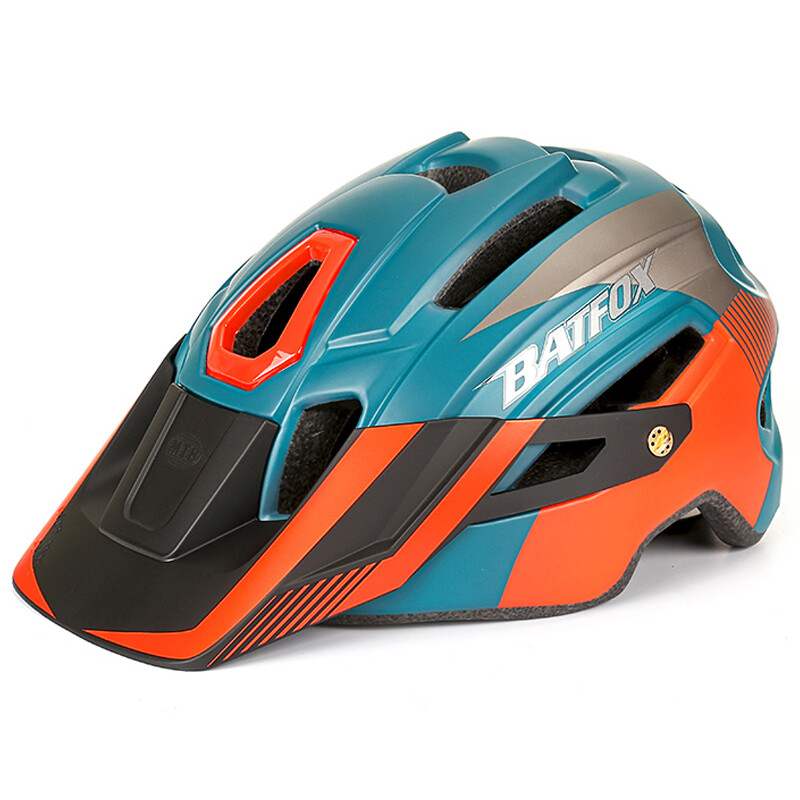 Κράνος ποδηλάτου BATFOX MTB Καμουφλάζ Κράνος Mountain Road Bike Riding κράνος με πίσω φως DH AM casco ciclismo bicicleta
