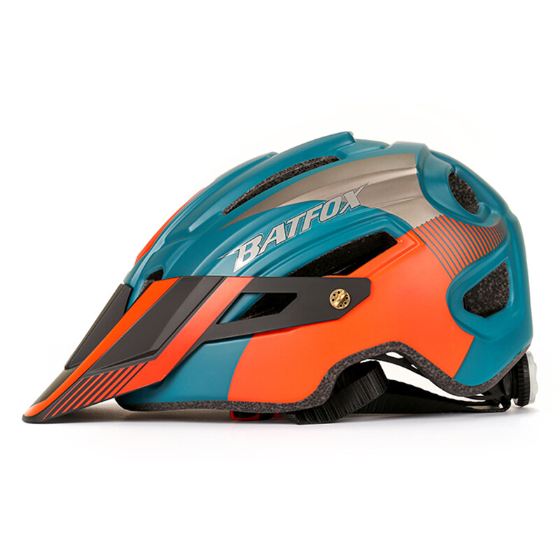 Κράνος ποδηλάτου BATFOX MTB Καμουφλάζ Κράνος Mountain Road Bike Riding κράνος με πίσω φως DH AM casco ciclismo bicicleta