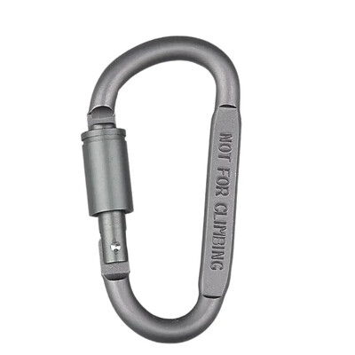 D-ring Karabiners Survival Carabiner Γρήγορη κρεμαστό παξιμάδι πόρπη από κράμα αλουμινίου υπαίθριο κρεμαστό άγκιστρο Camp Gear EDC Tools Μπρελόκ