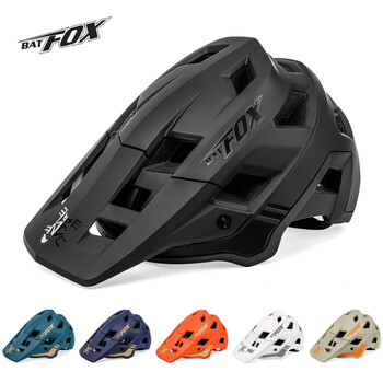 BATFOX Black Cycling MTB Men Women Bicycle Helmet Casco Accessories Ultralight Mountain Road Bike Helmets