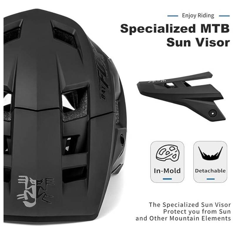 BATFOX Black Cycling MTB Ανδρικό Γυναικείο κράνος ποδηλάτου Casco αξεσουάρ Υπερελαφριά κράνη ποδηλάτου δρόμου δρόμου