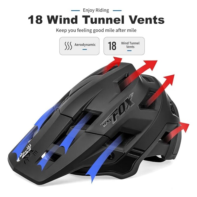 BATFOX Black Cycling MTB Ανδρικό Γυναικείο κράνος ποδηλάτου Casco αξεσουάρ Υπερελαφριά κράνη ποδηλάτου δρόμου δρόμου