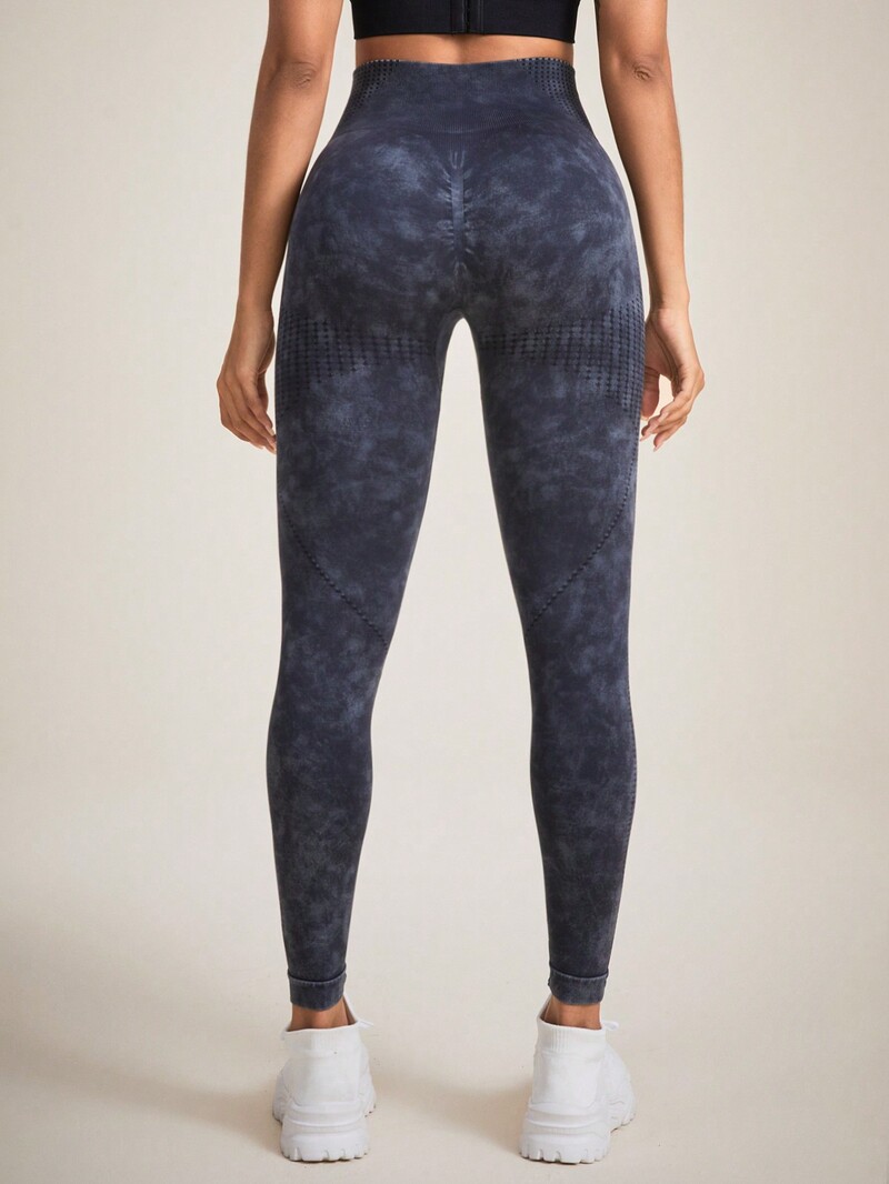 Άνευ ραφής ροδακινί παντελόνι γιόγκα στενό, ψηλόμεσο, γυναικείο στενό παντελόνι γυμναστικής για τρέξιμο