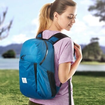 Naturehike 22L Super ελαφρύ σακίδιο πλάτης Ανθεκτικό 30D νάιλον Αδιάβροχο πτυσσόμενο σακίδιο ταξιδιού Συμπαγές πτυσσόμενο σακίδιο πλάτης