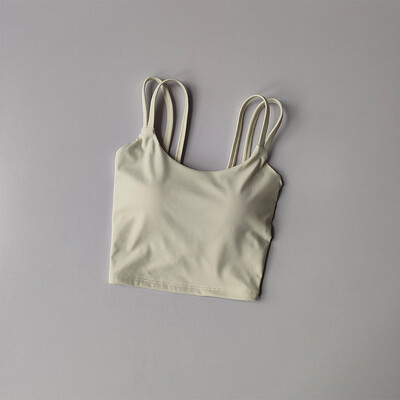 Σταθερό ενσωματωμένο αθλητικό σουτιέν Γυναικείο που απορροφά τους κραδασμούς Πλαϊνά στήθη Running Yoga Back Beauty Fitness Γρήγορο στέγνωμα γιλέκο