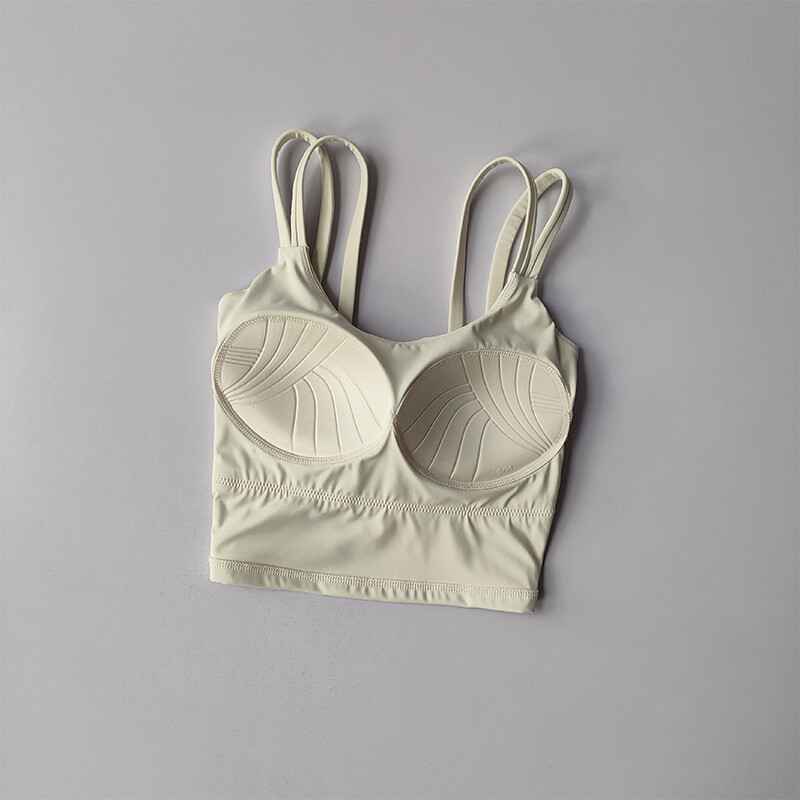 Σταθερό ενσωματωμένο αθλητικό σουτιέν Γυναικείο που απορροφά τους κραδασμούς Πλαϊνά στήθη Running Yoga Back Beauty Fitness Γρήγορο στέγνωμα γιλέκο