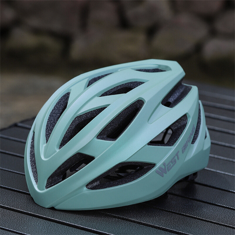 WEST BIKING Γυναικείο ελαφρύ ενσωματωμένο κράνος ποδηλατικού κράνους ενηλίκων Εφαρμογή 54-59 cm Πολύχρωμα κράνη ποδηλάτου αξεσουάρ