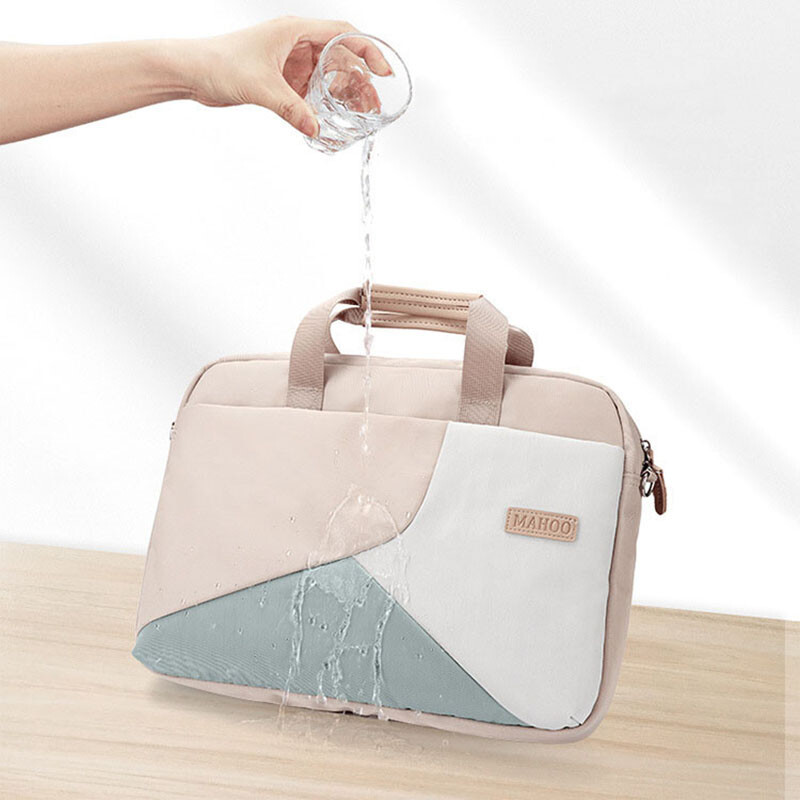 Xnyocn Taška na notebook s rukávom 15,6 palcov Odolná aktovka s rukoväťou Ochranné puzdro na notebook pre HP Dell Macbook Ultrabook