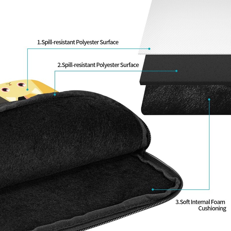 Nárazuvzdorné puzdro na notebook 10, 12, 13, 15, 17 palcov pre mužov a ženy s mačacím vzorom pre Macbook Air Pro, taška na notebook so zvieratami