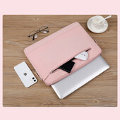 Geanta Laptop pentru iPad Macbook Huawei Husa pentru Notebook PC Husa Anti-apa 13 13.3 14 14.6 15 15.6inch Husa cu buzunar lateral