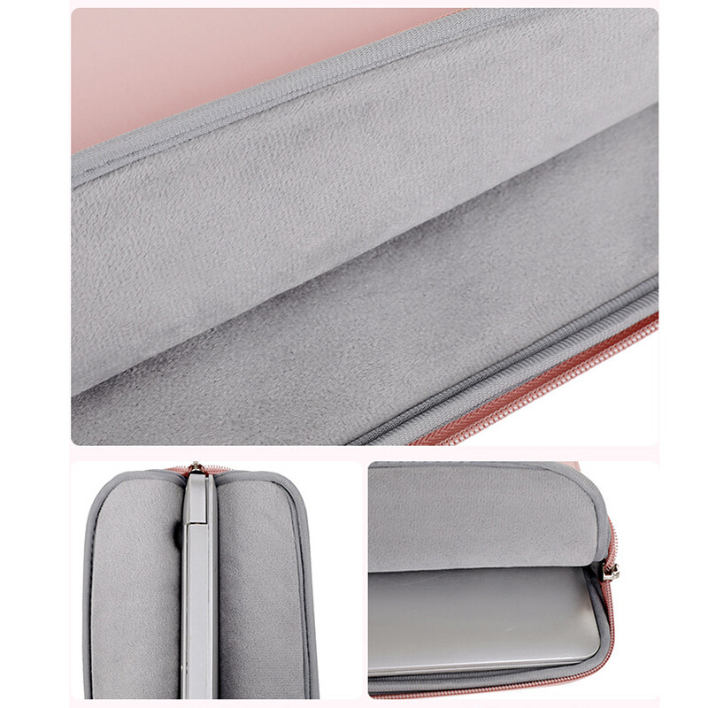 Geanta Laptop pentru iPad Macbook Huawei Husa pentru Notebook PC Husa Anti-apa 13 13.3 14 14.6 15 15.6inch Husa cu buzunar lateral