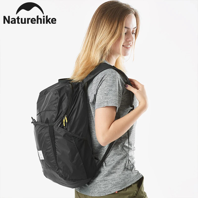 Batoh Naturehike 18L 22L ultraľahký vonkajší vodotesný skladací batoh pre mužov a ženy, kempingový, turistický, taška cez rameno