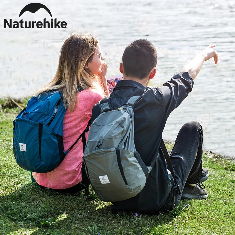 Batoh Naturehike 18L 22L ultraľahký vonkajší vodotesný skladací batoh pre mužov a ženy, kempingový, turistický, taška cez rameno