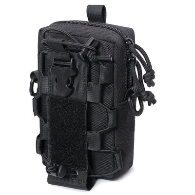 Tactical EDC Belt Pouch Molle Bag Organizer Θήκη μέσης για πεζοπορία Κινητό Τηλέφωνο Μπουκάλι Νερού με λουράκι ώμου