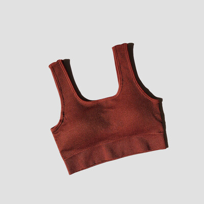 Αθλητικό σουτιέν χωρίς ραφές Γυναικεία εσώρουχα γυμναστικής Γιόγκα γιλέκο τρεξίματος Εσώρουχα με επένδυση Crop Tops Εσώρουχα Push Up Top σουτιέν γυμναστικής