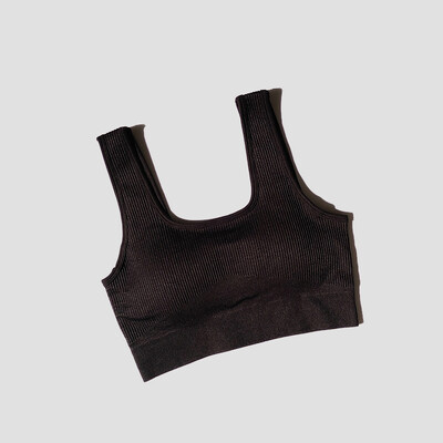 Αθλητικό σουτιέν χωρίς ραφές Γυναικεία εσώρουχα γυμναστικής Γιόγκα γιλέκο τρεξίματος Εσώρουχα με επένδυση Crop Tops Εσώρουχα Push Up Top σουτιέν γυμναστικής