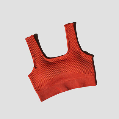 Αθλητικό σουτιέν χωρίς ραφές Γυναικεία εσώρουχα γυμναστικής Γιόγκα γιλέκο τρεξίματος Εσώρουχα με επένδυση Crop Tops Εσώρουχα Push Up Top σουτιέν γυμναστικής