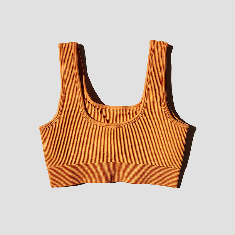 Αθλητικό σουτιέν χωρίς ραφές Γυναικεία εσώρουχα γυμναστικής Γιόγκα γιλέκο τρεξίματος Εσώρουχα με επένδυση Crop Tops Εσώρουχα Push Up Top σουτιέν γυμναστικής