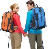 Σακίδιο πεζοπορίας 40L Αδιάβροχο ελαφρύ σακίδιο ημέρας πεζοπορίας με κάλυμμα βροχής Εξωτερικά σακίδια ταξιδιού CampingTrekking για άνδρες γυναίκες