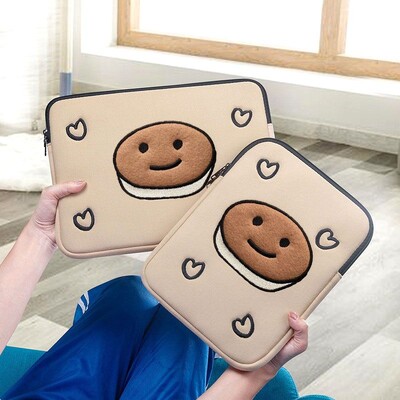 Ins Cute θήκη μεταφοράς μανίκι φορητού υπολογιστή 11 12 13 14 15 15,6 16 ιντσών Κάλυμμα κινουμένων σχεδίων Macbook Air Ipad Αξεσουάρ Γυναικεία τσάντα υπολογιστή