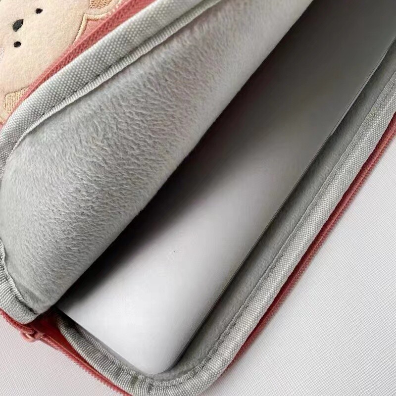 Ins Cute θήκη μεταφοράς μανίκι φορητού υπολογιστή 11 12 13 14 15 15,6 16 ιντσών Κάλυμμα κινουμένων σχεδίων Macbook Air Ipad Αξεσουάρ Γυναικεία τσάντα υπολογιστή