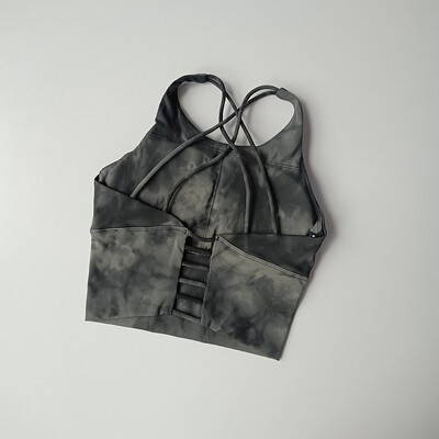 Γυναικείες σέξι ομορφιά στην πλάτη Αθλητικό σουτιέν Αναπνεύσιμο γυμναστήριο Κορυφαίο σουτιέν γιόγκα χωρίς ραφή γυμναστήριο Crop στηθόδεσμο Push Up Sport Bras Workout Top