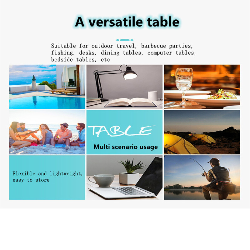 Φορητό Υπαίθριο Κάμπινγκ Πτυσσόμενο Τραπέζι Φύση Πεζοπορία Ελαφριά αναδιπλούμενα ταξίδια Καθιστική Ταξίδι Απλά Υπερελαφριά Τραπέζια Αλουμινίου