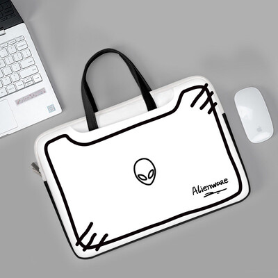 Απλή τσάντα φορητού υπολογιστή Θήκη για φορητό υπολογιστή Δημιουργικό λογότυπο Τσάντα PU αντικραδασμική τσάντα μεταφοράς 13 14 15 17 ιντσών για Macbook/Dell/HP/Asus