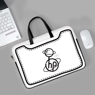 Απλή τσάντα φορητού υπολογιστή Θήκη για φορητό υπολογιστή Δημιουργικό λογότυπο Τσάντα PU αντικραδασμική τσάντα μεταφοράς 13 14 15 17 ιντσών για Macbook/Dell/HP/Asus