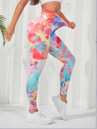 Hip Lifting Seamless Fitness κολάν γυμναστικής ψηφιακής εκτύπωσης παντελόνι γιόγκα Γυναικείο κολάν γυμναστικής Παντελόνι γυμναστικής υψηλής μέσης