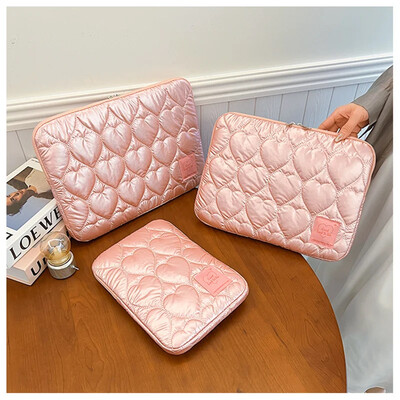 Τσάντα για φορητούς υπολογιστές και επιτραπέζια μανίκια Heart Fashion 11 12 13,6 14 15,6 ιντσών για Ipad Air4/5 Pro 11 12,9`` Αντικραδασμικές τσάντες καλύμματος υπολογιστή