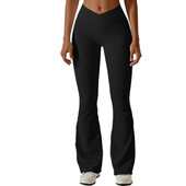 Γυναικεία Γιόγκα Σταυρός Ψηλόμεσο Παντελόνι Φουντωτό Στενό Scrunch Butt Lifting Dance Sport Παντελόνι Γυμναστήριο Τρέξιμο Fitness Αναπνεύσιμο κολάν