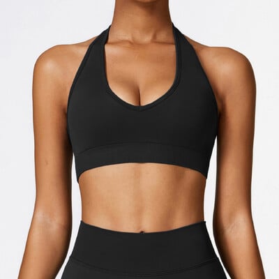 Top crop pentru gimnastică, fără sudură, sutien sport Push Up, frumusețe din spate, topuri sportive, gimnastică, femei, sutien sport, sutien, sutien de fitness, respirabil