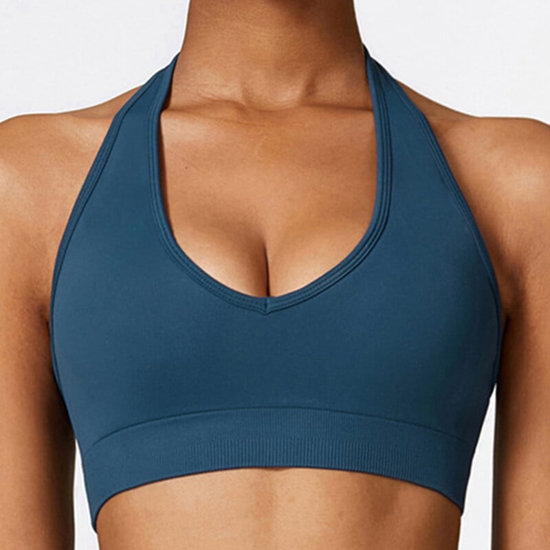Top crop pentru gimnastică, fără sudură, sutien sport Push Up, frumusețe din spate, topuri sportive, gimnastică, femei, sutien sport, sutien, sutien de fitness, respirabil