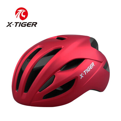 X-TIGER Ελαφριά Κράνη για Ενήλικες Ρυθμιζόμενο κράνος ποδηλάτου 58-61cm Κράνος ποδηλασίας ορεινού αγώνα MTB 27*15cm