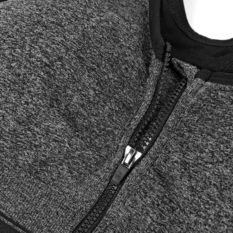 Dámske športové podprsenky VEQKING so zipsom, push-up športové podprsenky, plus veľkosť XL, vystužené, bez kostic, priedušné športové topy, fitness, telocvičňa, joga, top